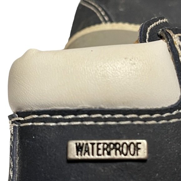 Smart fit.Children’s waterproof ankle up lace navy color boots size 5.5 - Picture 5 of 8